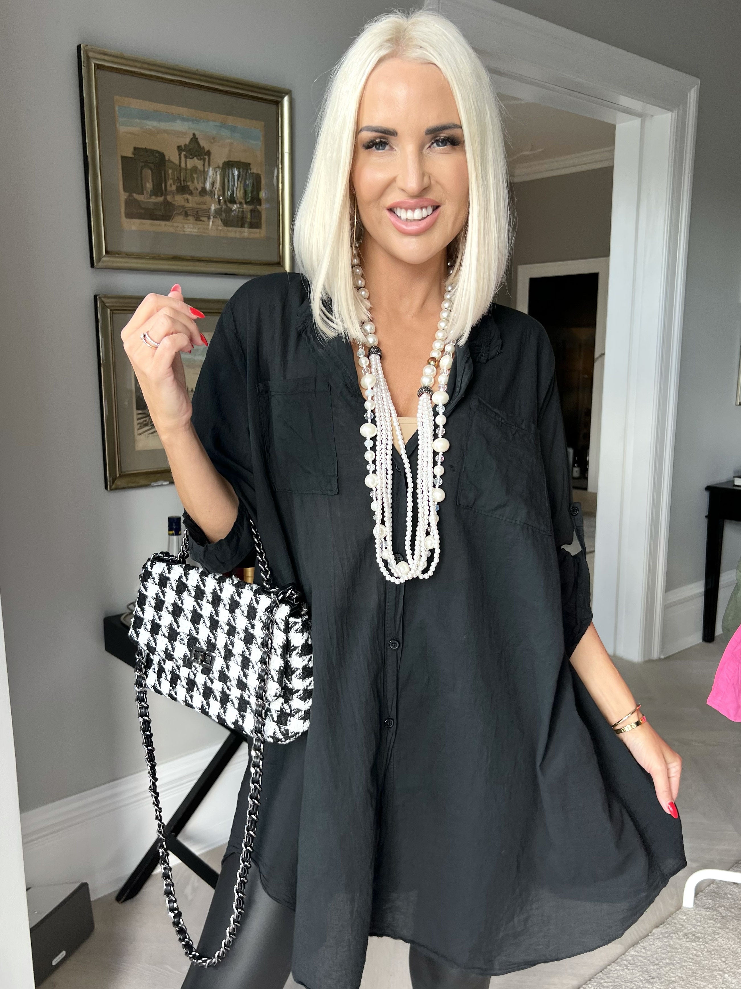 Berna plain - Skjorte med lommer